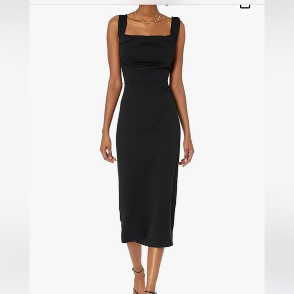 NWT Making the cut season 2 episode 6 winning look Andrea’s black midi dress - Picture 4 of 16